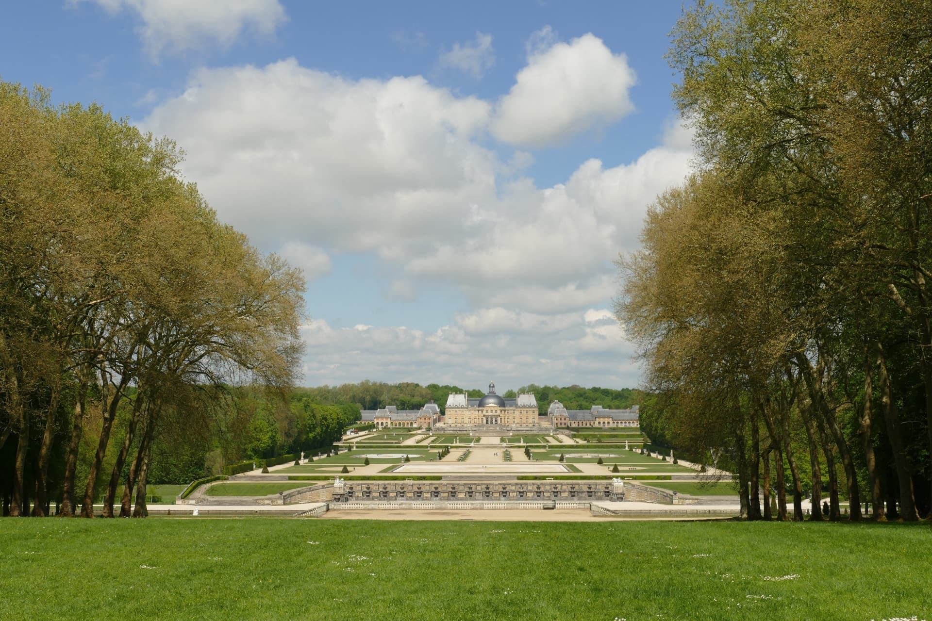 The Le Nôtre perspective from the great lawn