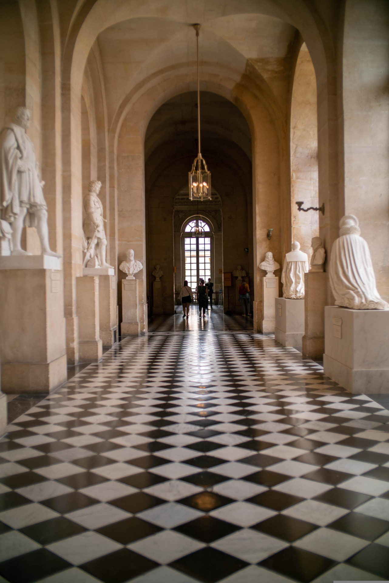 The checkerboard gallery of busts