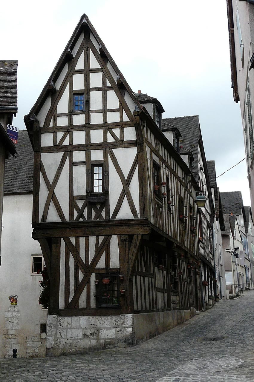 Half-timbered houses in the old town