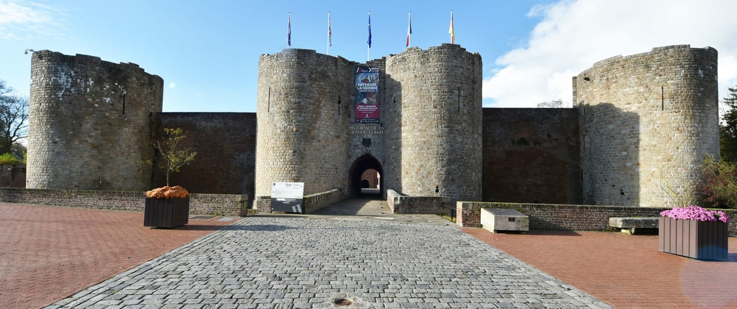 The ramparts and gateway of Péronne